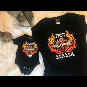Harley Davidson Matching Set - mom & baby